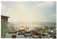 Vista do porto de pesca