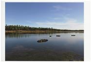 Lagoa pequena da lagoa de Albufeira