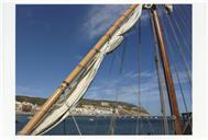 Vista parcial da vila de Sesimbra 