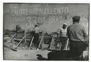 Construção do monumento ao pescador