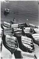 Embarcações varadas na rampa do Porto de Pesca de Sesimbra