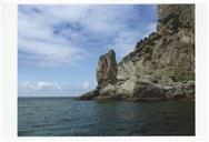 Vista da costa Sul de Sesimbra