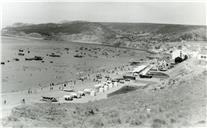 Vista geral da vila e da baía de Sesimbra