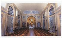 Interior da igreja de Nossa Senhora da Consolação do Castelo de Sesimbra